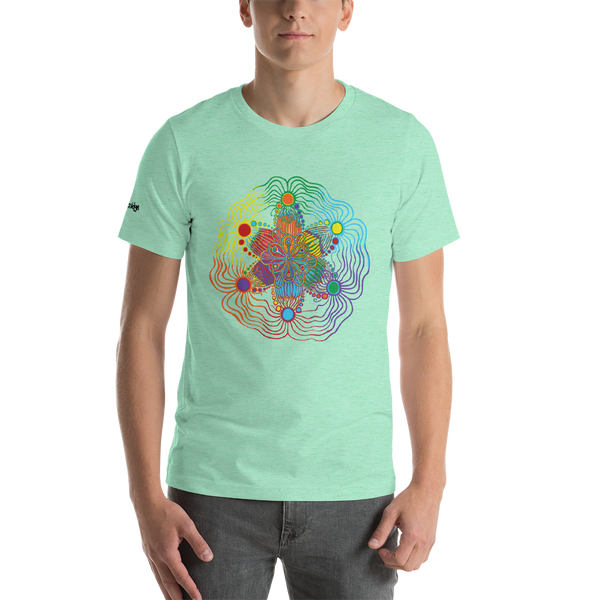 Rainbow Design Short-Sleeve Unisex T-Shirt - Sand Vandal