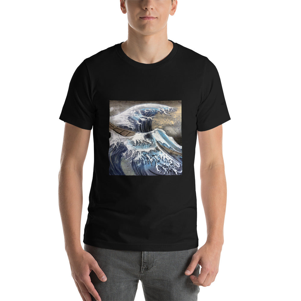 Blue Wave Short-Sleeve Unisex T-Shirt - Sand Vandal