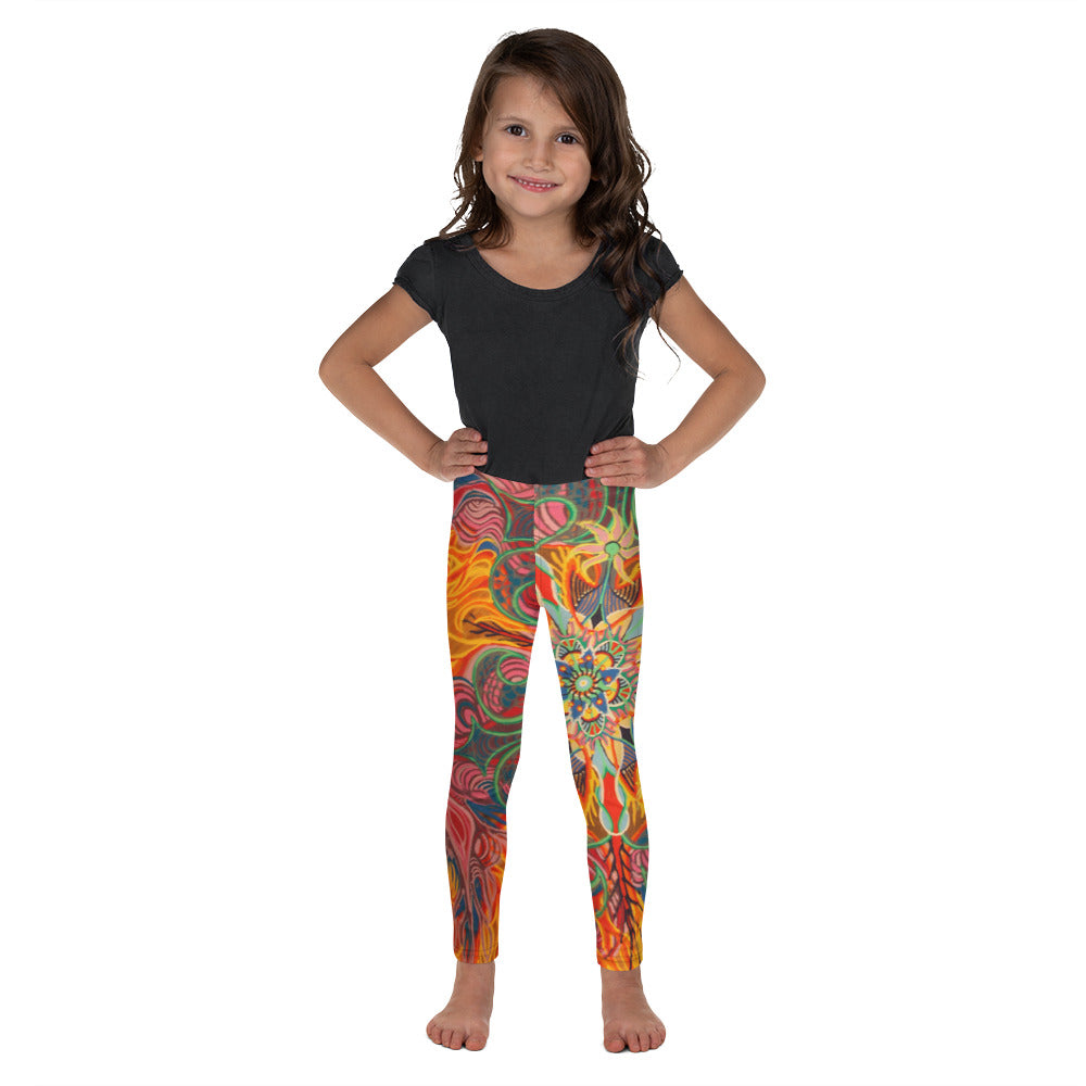 Fire Design - Kid's Leggings - Sand Vandal