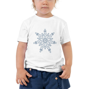 Toddler Short Sleeve Snowflake Tee - Sand Vandal