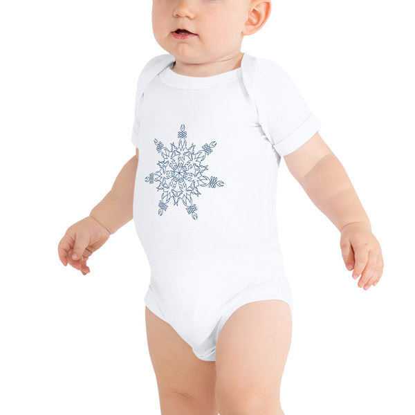 Baby Onesie Snowflake - Sand Vandal