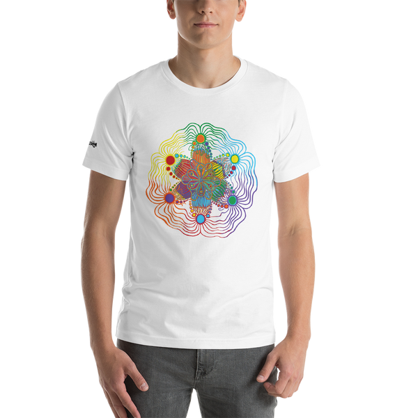 Rainbow Design Short-Sleeve Unisex T-Shirt - Sand Vandal