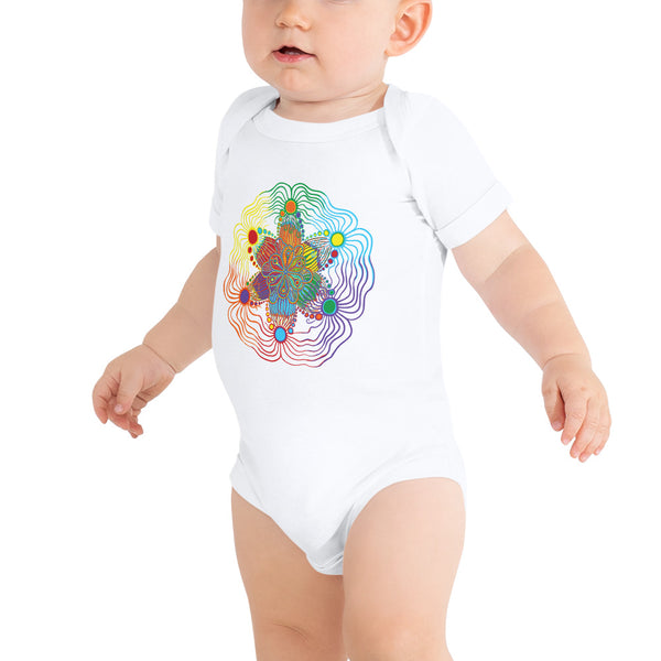 Rainbow - Baby Cotton One Piece - Sand Vandal