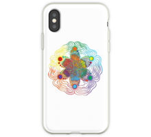 I phone Case White Rainbow Design - Sand Vandal