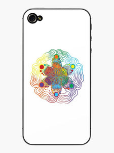 I phone Case White Rainbow Design - Sand Vandal